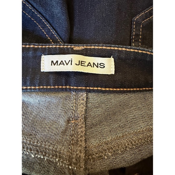 Mavi Zach Straight Leg Jeans Mens Dark Wash Indigo Stretch Denim Pants - Picture 2 of 5